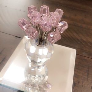 Swarovski crystals bouquet of roses